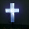 Solar Powered Light Cross by Eternal Light Memorial Garden Grave Light R6V1