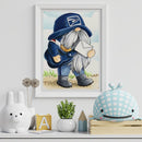 5D DIY Diamond Painting Full Round Drill Delivery Gnome Wall Decor Rhinestone