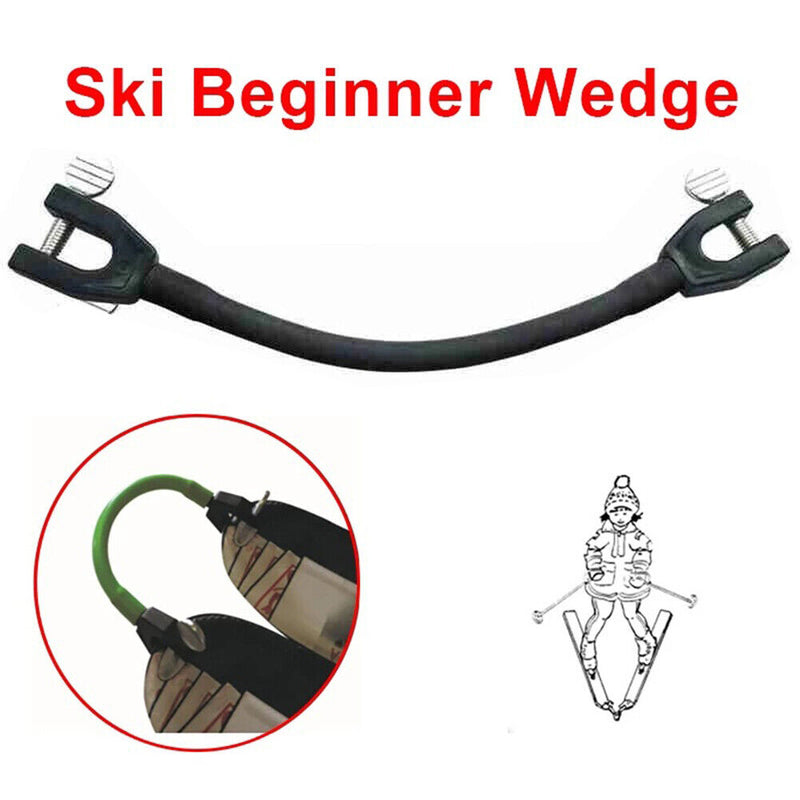Removable Training Elastic Clip Winter Ski Tip Connector for Beginner Child