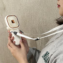 #A Mute Hanging Neck Fans 2 Speed Handheld Fan Desktop Fan for Outdoor Sport Tra