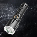 XHP50 LED Flashlight Zoom Type-C Rechargeable Torch Waterproof Handheld Light