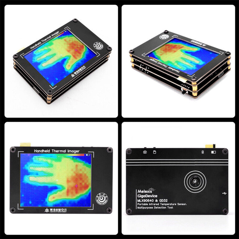 LCD Digital Infrared Thermal Imager Temperature Sensor Thermograph Camera Newly