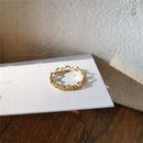 Birthday Party Sweet Women Girl Wedding Heart Ring Geometric Finger Ring Hollow