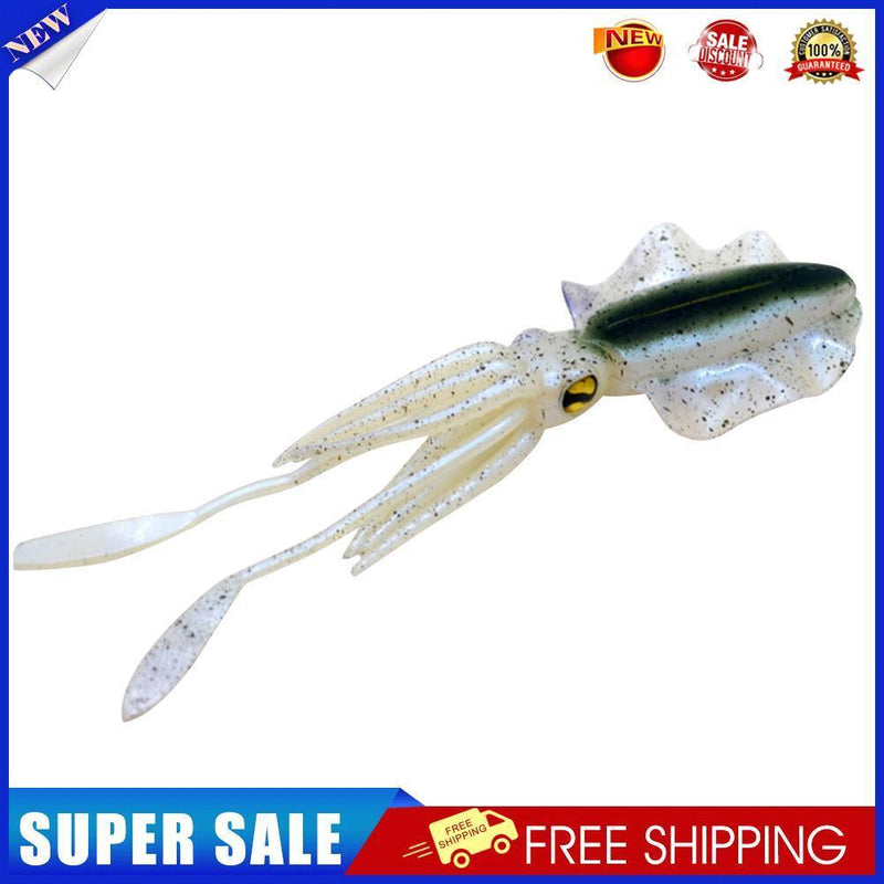 15.5cm 15g Bionic Squid Sea Fishing Lures Artificial Wobbler Bait (Blue)