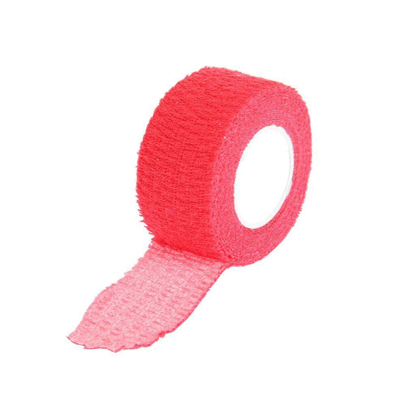 Golf Grip Anti-Skid Cotton Elastic Finger Wrap Support Bandage Tapes(Red)