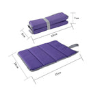 Beach Camping Mat Folding Cushion for Backpacking Mountaineering (Purple) Newly