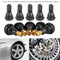 TR412 Snap-in Rubber Tubeless Tire Valve Stems for Car Motorcycle (25pcs)