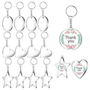 96/Set DIY Keychain Kit Schlüssel Ring mit Quasten Anhänger Handwerk