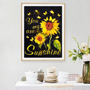 Full Round Crystal Diamond Painting Yellow Sunflower Kit Art Craft Home Decor
