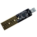 NVMe to USB Adapter, M.2 SSD to USB 3.1 Type A Card, Based UK PCIe Hard Key C5X1