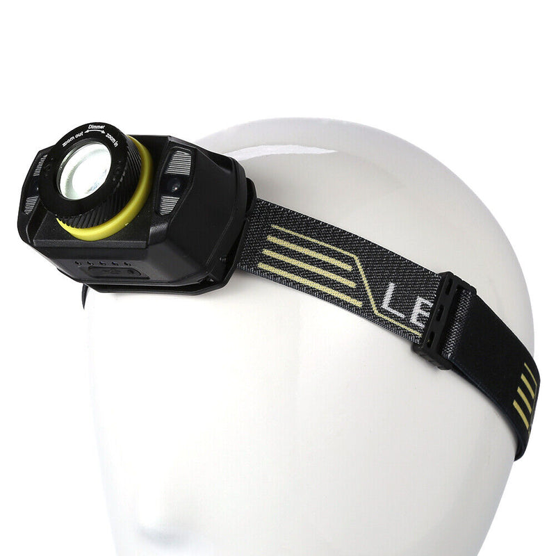 Portable Powerful USB LED Headlamp Outdoor Rotating Zoom Camping Lights Newly