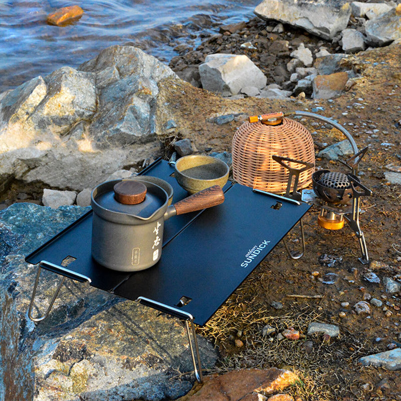 Mini Folding Table Ultralight Compact for Backpacking Camping Hiking Outdoo