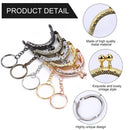 5 Color Purse Frame Bag Kiss Clasp Lock Metal Arch Frame Coin Purse Clutch