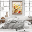 Full Embroidery Kits Daisy Flower Basketball 11CT Stamped Needlework Home Decoration