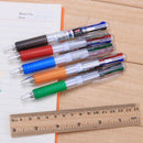 12pcs 4 Colors Ballpoint Pen Press Writing Pen for School Office Supplies