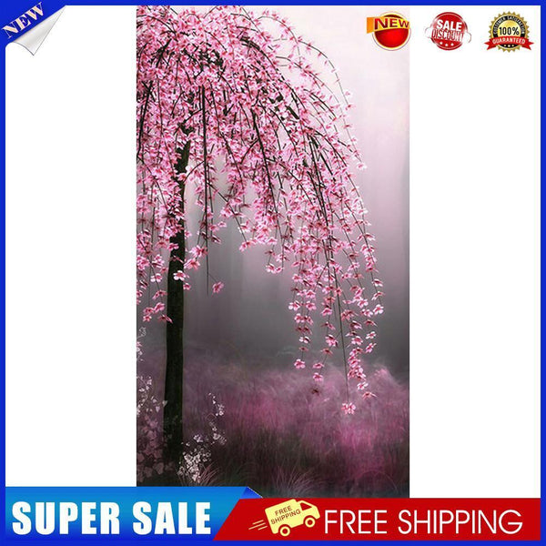 Peach Blossom Oil Paint By Numbers Kit DIY Acrylic Painting on Canvas Decor