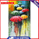 Oil Paint By Numbers Wall Art Craft Coloring Drawing for Adults Umbrella Holds