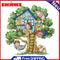 2 Strands 27x27cm Partial Embroidery Cross Stitch Stamped Art Craft Home Decor