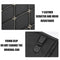 18x14 Inch Leather Car Kick Mat with Phone Storage Pocket Seat Back Protector