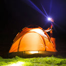 4LED Strong Headlight Flashlight USB Waterproof Camping Fishing Headlamp