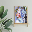 Smile Girl Part Drill Diamond Painting Home Decor DIY Mosaic Kit Picture Newly