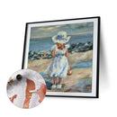 DIY Hand Painted Paint By Numbers Oil Canvas Pictures Play By The Sea Kit Gift