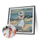 DIY Hand Painted Paint By Numbers Oil Canvas Pictures Play By The Sea Kit Gift