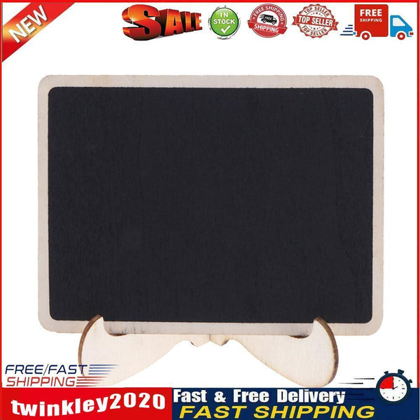 Mini Wooden Chalkboard Stand Message Boards Blackboard for Wedding Party Newly
