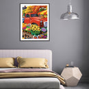 5D Diamond Painting Red Car Full Round Rhinestone DIY Wall Home Decoration Gift