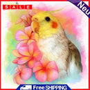 Full Round Diamond Painting Birds and Flowers Rhinestone Mosaic Home Wall Craft