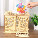 DIY Wooden Wedding Card Boxes Business Card Wood Box Holder Wedding Supplies