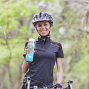 500ml Sports Water Bottle Gradient Frosted Portable Drinking Cup (Blue) Newly