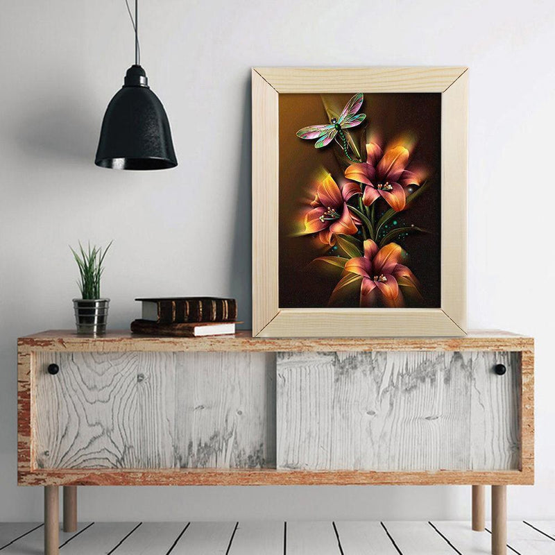 DIY Wooden Diamond Paintings Picture Photo Art Frames Tools Embroidery Accessory