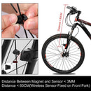 LCD Bike Speedometer Bicycle Computer Wireless Stopwatch Cycling Odometer