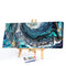Abstract Star Galaxy Oil Paint By Numbers Kits DIY Handpainted on Canvas