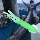 5x Luminous Squid 10cm 8g Lures Crankbait Artificial Soft Fishing Bait (3) Newly