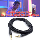 2m 3.5mm Male To Male Headset Audio Cable for HyperX Cloud Mix Cloud Alpha