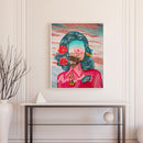 Flower Personification Oil Paint By Numbers Kit DIY Acrylic Painting on Canvas