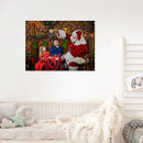 Santa Claus Oil Paint By Numbers Kits Canvas Christmas Drawing DIY Coloring Gift