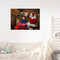 Santa Claus Oil Paint By Numbers Kits Canvas Christmas Drawing DIY Coloring Gift
