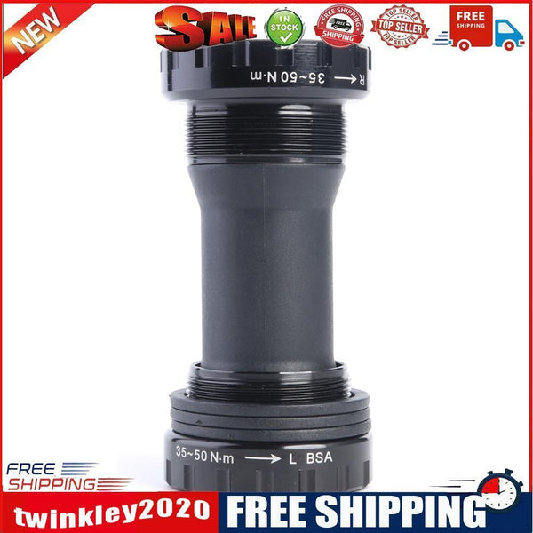 Press Fit Bottom Brackets Bicycle MTB Road Bike Aluminum Axis Parts (Black)