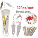 Sewing Tool DIY Cross Stitch Needle Threader Sewing Needles Stainless Steel