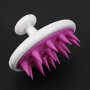 Silicone Head Hair Washing Round Comb Scalp Massage Antiskid Hairbrush