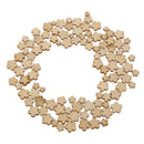 100pcs Mix Size Wooden Plum Blossoms Flowers Buttons DIY Sewing Scrapbook Decor