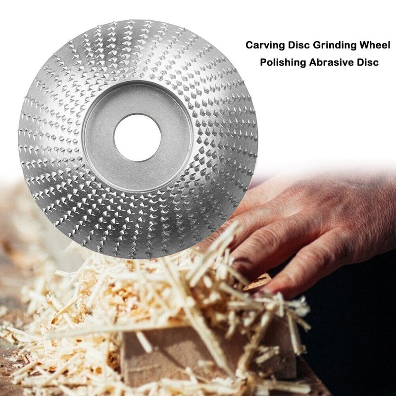 Wood Angle Grinding Wheel Woodworking Abrasive Sanding Carving Rotary Tool Newly
