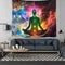 Multifunction Meditation Man Wall Tapestry Hanging Blanket Beach Camp Rug