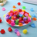 100pcs Fashion Mini Hair Claws Hairpin for Baby Girls Multi Colors Plastic Clips