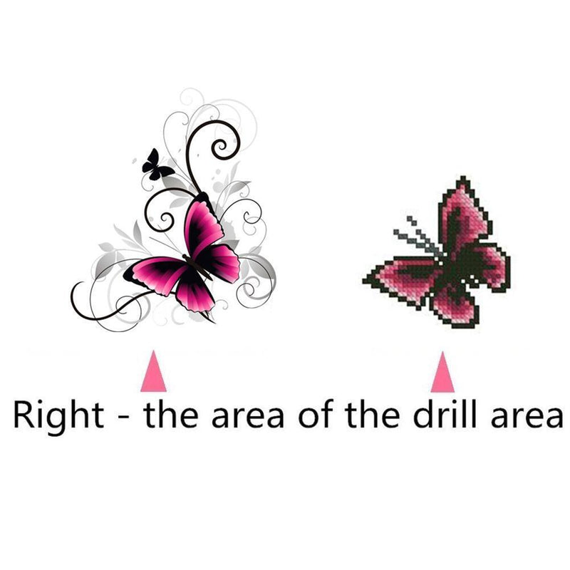powlance 5D DIY Animal Peacock Embroidery Diamond Painting Rhinestone Cross Stitch, C, 25*2