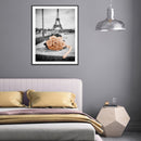 5D Diamond Painting Kit Eiffel Tower Bouquet Full Round Drill DIY Wall Art