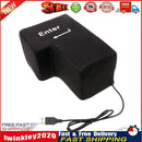 Anti-Stress Computer Huge Enter Key Giant USB Keyboard Vent Button (Black) Newly